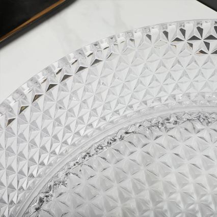 REA-U9670 - CRISTAL 35.5 cm Clear Glass Countertop Basin