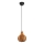 Reality - Cable-hung pendant SPROUT 1xE14/40W/230V brown/rattan
