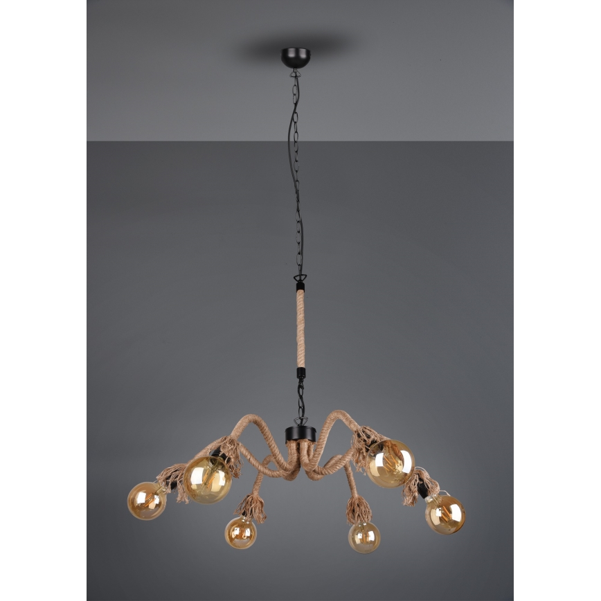 Reality - Chandelier on a chain ALVA 6xE27/10W/230V