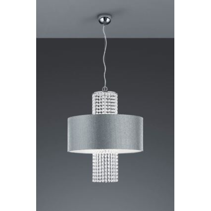 Reality - Chandelier on a string KING 3xE14/28W/230V silver