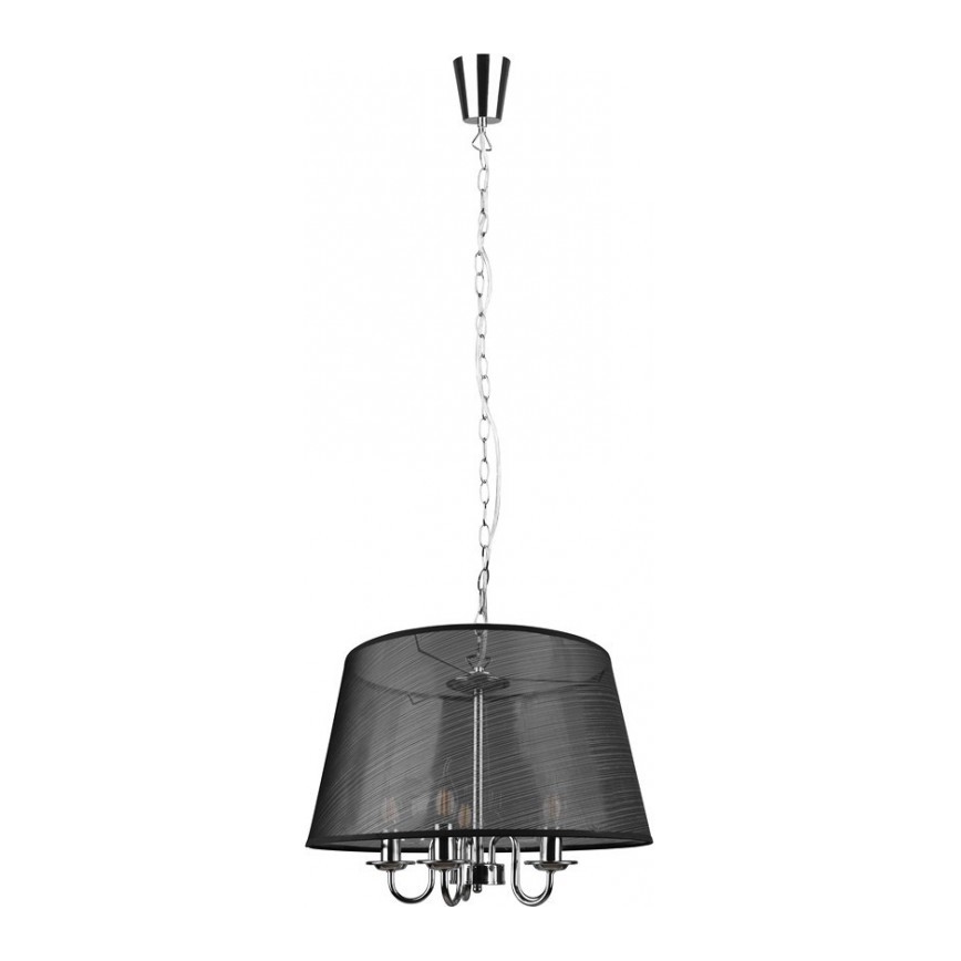Reality - CIMA LED chain-hung chandelier 5xE14/40W/230V black