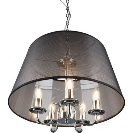 Reality - CIMA LED chain-hung chandelier 5xE14/40W/230V black