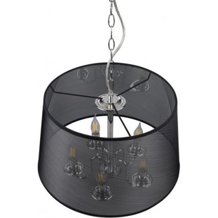 Reality - CIMA LED chain-hung chandelier 5xE14/40W/230V black
