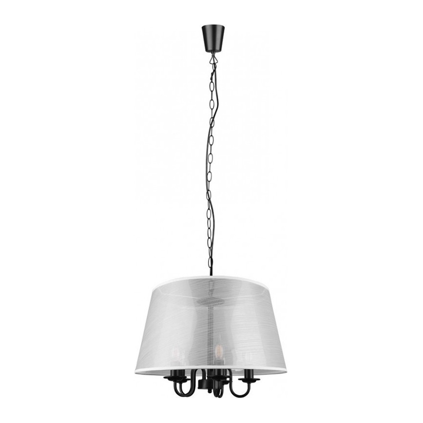 Reality - CIMA LED chain-hung chandelier 5xE14/40W/230V grey
