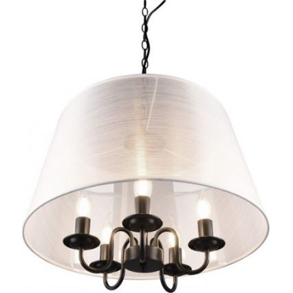 Reality - CIMA LED chain-hung chandelier 5xE14/40W/230V grey