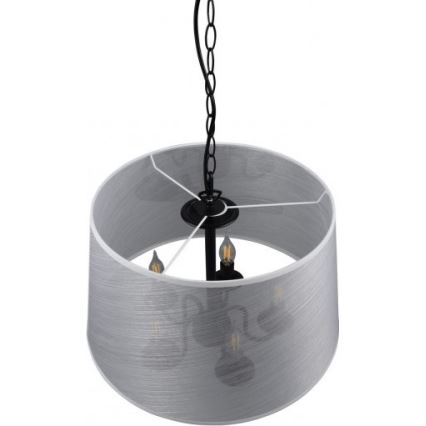 Reality - CIMA LED chain-hung chandelier 5xE14/40W/230V grey