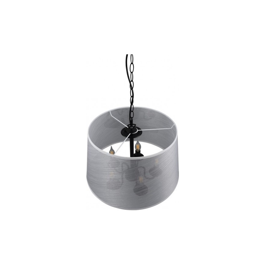 Reality - CIMA LED chain-hung chandelier 5xE14/40W/230V grey