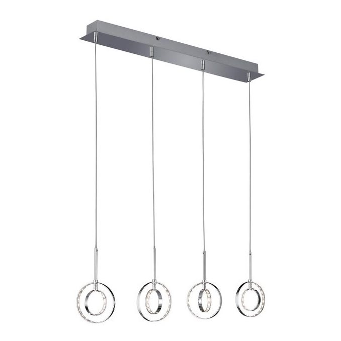 Reality - LED Chandelier on a string PRATER 4xLED/4W/230V