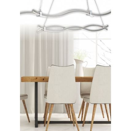 Reality - LED Chandelier on a string WAVE LED/16W/230V + LED/9W