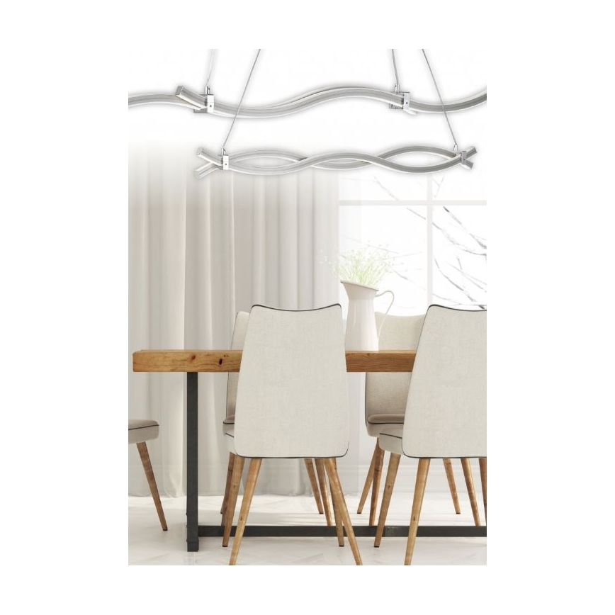 Reality - LED Chandelier on a string WAVE LED/16W/230V + LED/9W