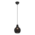 Reality - SPROUT Cable Pendant 1xE14/40W/230V black/rattan