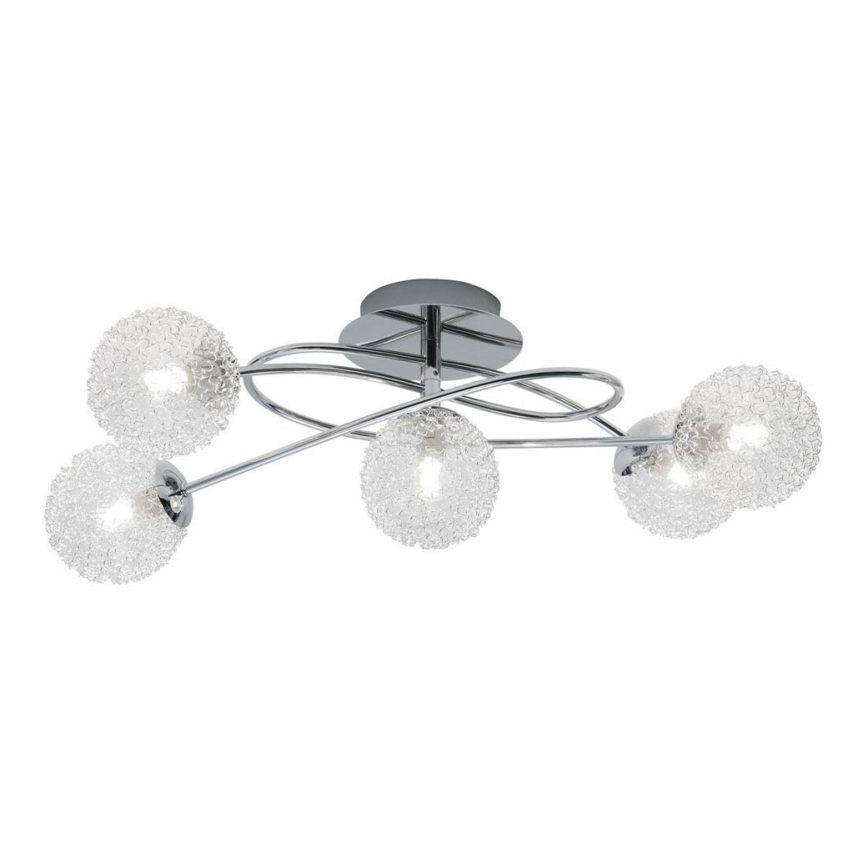 Reality - Surface-mounted chandelier WIRE 5xG9/28W/230V