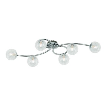 Reality - Surface-mounted chandelier WIRE 6xG9/28W/230V