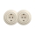Reblig - Double Retro Household SCHUKO Socket with Frame, 230V, Beige