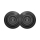 Reblig - Double retro-style household socket with frame 230V anthracite