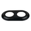 Reblig - Porcelain Retro Double Frame, Black