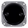 Reblig - Porcelain Retro Electrical Cover, Black
