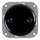 Reblig - Porcelain Retro Electrical Cover, Black