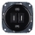 Reblig - Porcelain Retro Frameless USB Charging Outlet, 2× USB-A, Black