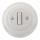 Reblig - Porcelain Retro Single-Gang Doorbell Switch with Frame, White