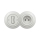 Reblig Retro 1-gang single-pole switch No. 1 and 230V socket with ceramic frame, white