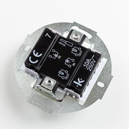 Reblig - Retro 4-way (cross) switch with frame No. 7, gray