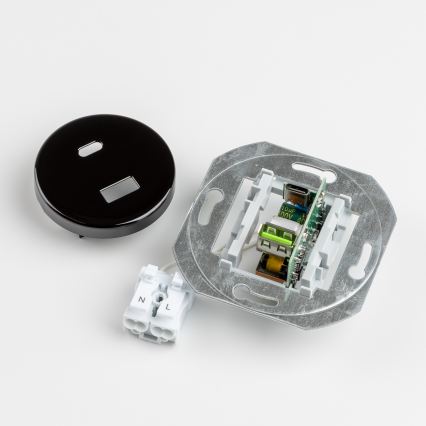 Reblig - Retro A+C USB Socket with Black Frame