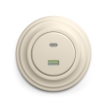 Reblig - Retro A+C USB Socket with Frame, Beige