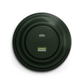 Reblig - Retro A+C USB Socket with Frame, Green
