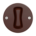 Reblig - Retro Bezel-Free Push Button, Brown