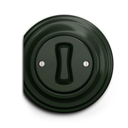 Reblig - Retro Bezel-less Button, Green