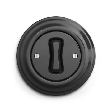 Reblig - Retro button with anthracite frame