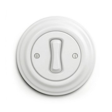 Reblig - Retro Button with Frame, Snow White