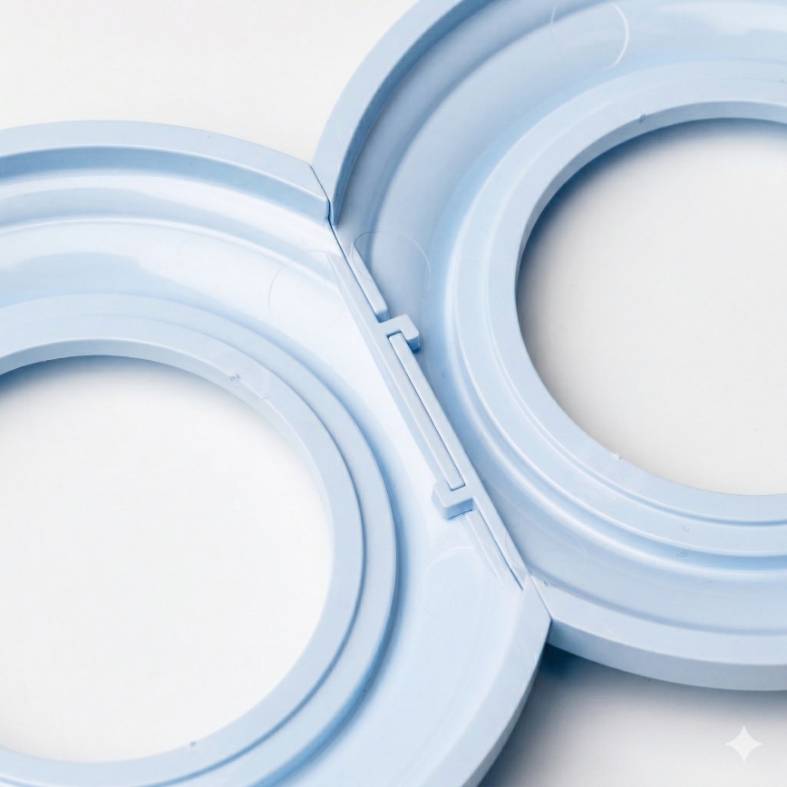 Reblig - Retro Central Frame, Blue