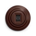 Reblig - Retro data outlet with brown frame