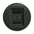 Reblig - Retro data socket, frameless, green