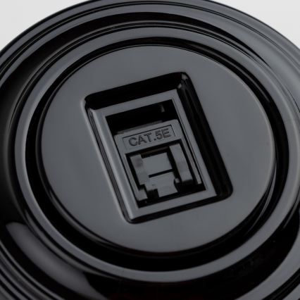 Reblig - Retro data socket with black frame