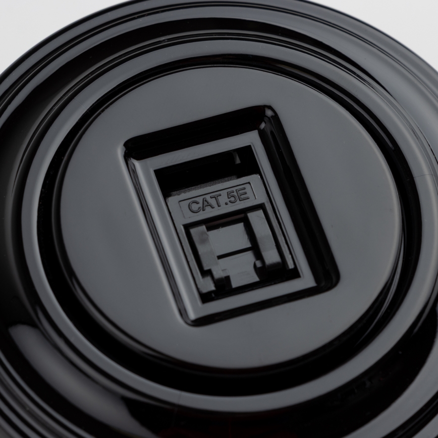 Reblig - Retro data socket with black frame