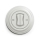 Reblig - Retro Double Push Button with Frame, White Ceramic
