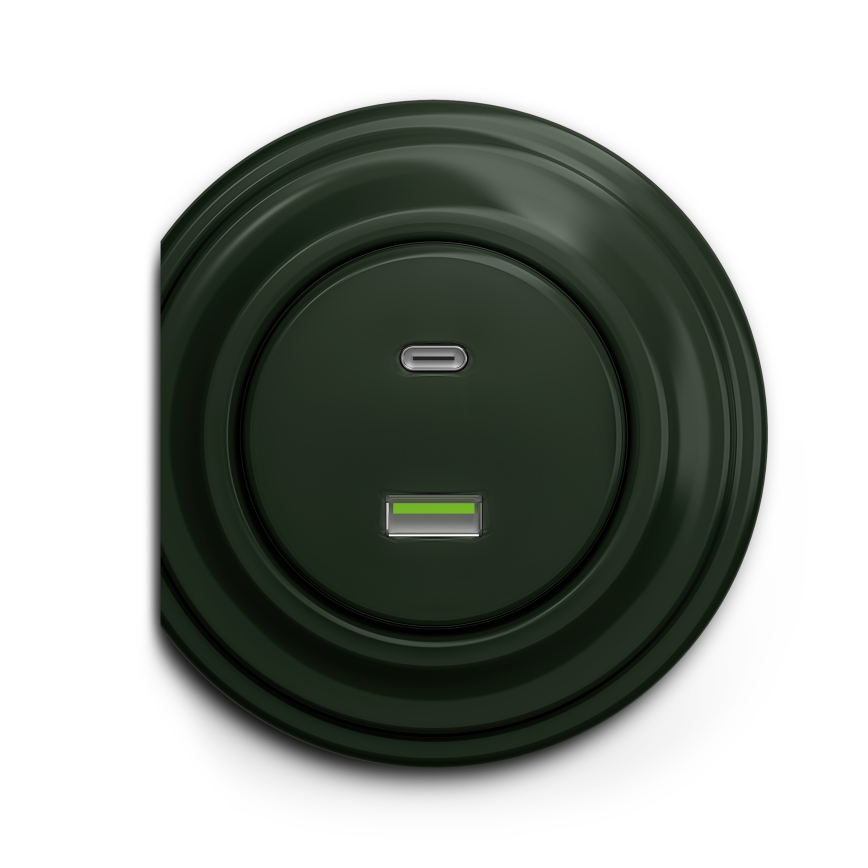 Reblig - Retro Edge Frame, Green