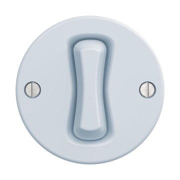 Reblig - Retro Four-Way Switch, Frameless, No. 7 Blue