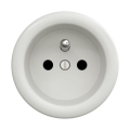 Reblig - Retro Frameless 230V Ceramic Socket, White