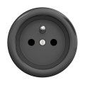 Reblig - Retro Frameless 230V Home Socket, Anthracite