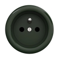 Reblig - Retro Frameless 230V Household Wall Socket, Green