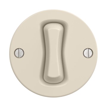 Reblig - Retro Frameless Button, Beige