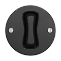 Reblig - Retro Frameless Button, Black
