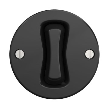 Reblig - Retro Frameless Button, Black