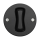 Reblig - Retro Frameless Button, Black