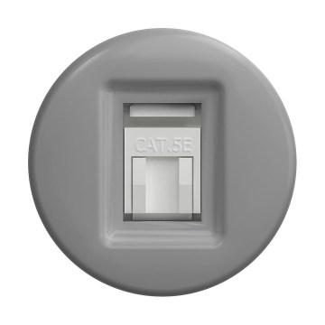Reblig - Retro Frameless Data Socket, Grey