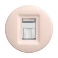 Reblig - Retro frameless data socket in dusty rose